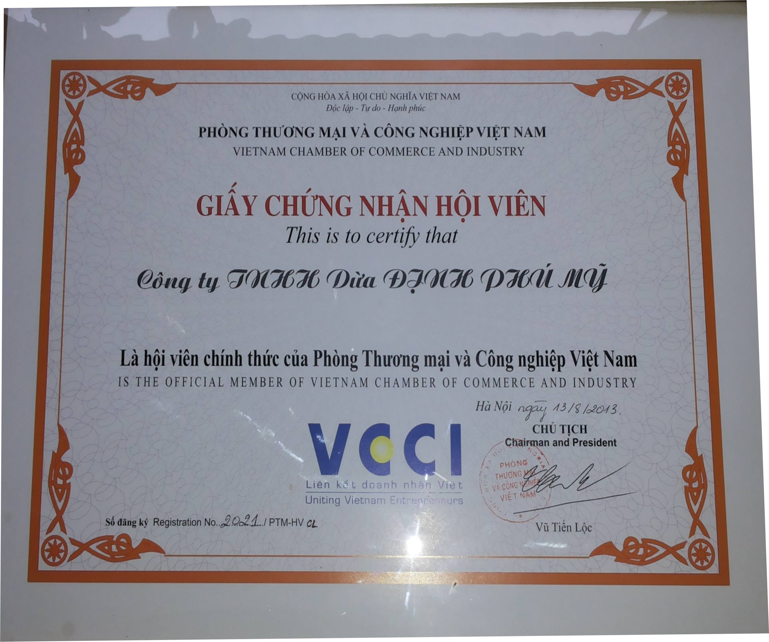 hội viên VCCI 